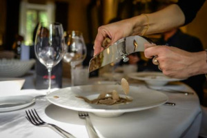 Per un tartufo tanto pregiato, ci voleva un affettatartufi di gran classe: si chiama Alba designed by Ben van Berkel/UNStudio per Alessi, ispirato alle radici degli alberi e alle nodosità del bianco piemontese, unico al mondo ad avere un oggetto così