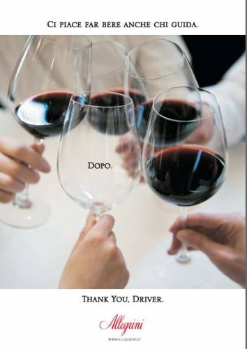Ecco la pubblicità di Allegrini