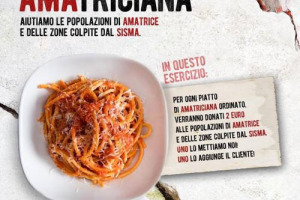 Terremoto & solidarietà: tante iniziative dell’agroalimentare a sostegno delle popolazioni e dei luoghi colpiti dal terremoto. Molte legate al piatto simbolo di Amatrice, tra i Paesi più colpiti, come “AmaTriciana“, con ristoranti e Croce Rossa