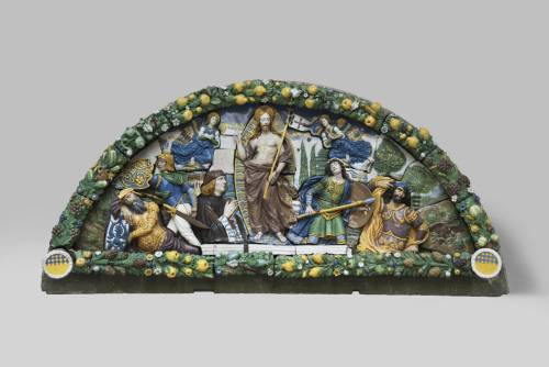 La lunetta con la “Risurrezione di Cristo” di Giovanni della Robbia commissionata, nel Cinquecento, da Niccolò di Tommaso Antinori