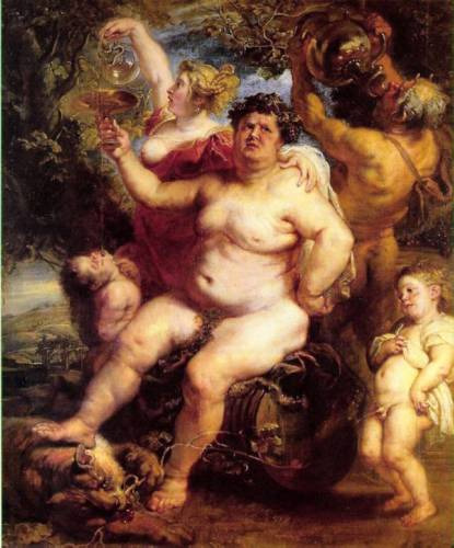 Il Bacco ebbro by Rubens