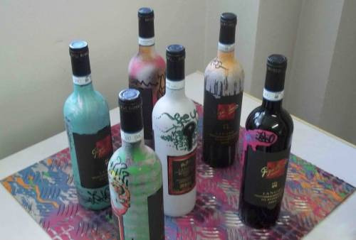 La street art va in bottiglia