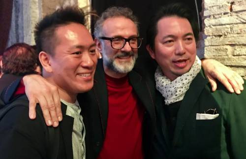 Massimo Bottura, ancora una volta protagonista alla presentazione della Guida I Ristoranti d’Italia de L’Espresso