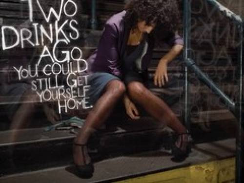 Una immagine della campagna anti alcol di New York