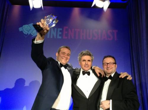 Marco Caprai sul palco degli Oscar del vino Usa