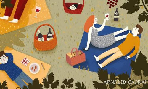 Caprai lancia un picnic in vigna sulle orme del Giro di Italia che ha attraversato i vigneti del Sagrantino di Montefalco