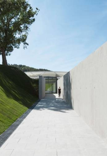 Da una lunga rampa si arriva nella galleria