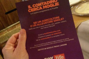 Agri-tainment su Foxlife: direttamente da Fiera del Bue Grasso di Carrù, uno degli appuntamenti più longevi e caratteristici del panorama agricolo italiano, l'invito ai casting del “Contadino cerca moglie”, per “agricoltori ed allevatori single” ...
