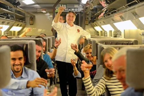 Champagne e record: degustazione di Champagne in Eurostar