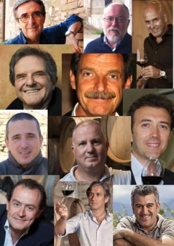 Gli enologi top del Belpaese ottimisti, Riccardo Cotarella, Leonardo Valenti, Emiliano Falsini, Donato Lanati, Carlo Ferrini, Valentino Ciarla, Attilio Pagli, Vincenzo Mercurio, Lorenzo Landi, Beppe Caviola e Roberto Cipresso
