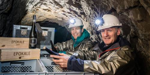 7 anni di affinamento in miniera per Epokale di Cantina Tramin