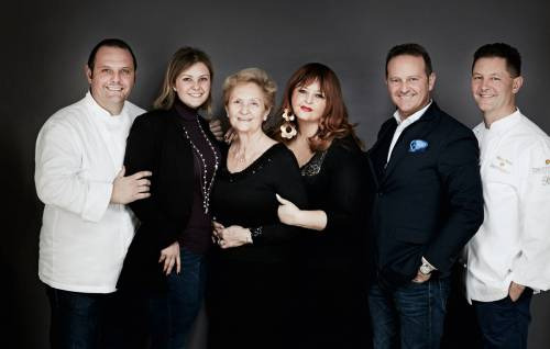 La famiglia Cerea, storica firma della cucina tristellata italiana con il Da Vittorio
