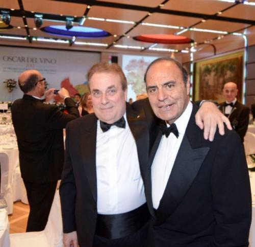 Franco Ricci con Bruno vespa