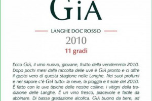 DA FONTANAFREDDA ARRIVA &ldquo;GI&Agrave;&rdquo;. UN VINO ROSSO PRONTO A SOLI DUE MESI DALLA VENDEMMIA: &ldquo;GI&Agrave; VINO&rdquo;, &ldquo;GI&Agrave; PRONTO&rdquo; ... E, SOPRATTUTTO, TRASVERSALE