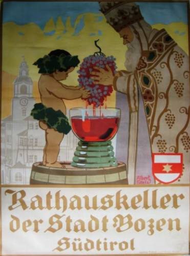 Albert Stolz, Rathauskelle r der Stadt Bozen Sudtirol, 1905