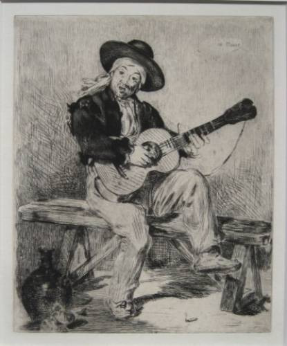 Eduart Manet, Il Chitarrista Spagnolo, 1861