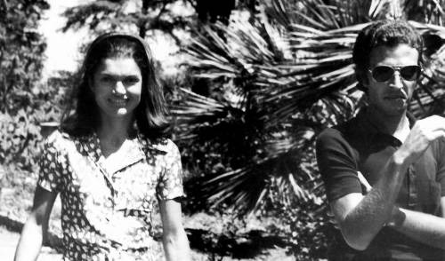 Jacqueline Kennedy e Lucio Tasca, a Palermo, a Villa Tasca