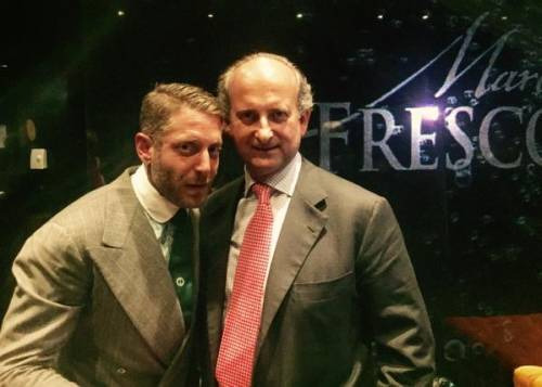 Lapo Elkann con Lamberto Frescobaldi