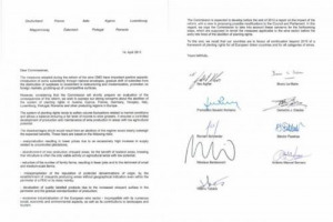 ECCO LA LETTERA INDIRIZZATA ALLA COMMISSIONE EUROPEA DAI MINISTRI DELL&rsquo;AGRICOLTURA DI ITALIA, AUSTRIA, FRANCIA, UNGHERIA, PORTOGALLO E ROMANIA PERCH&Eacute; IL PROVVEDIMENTO SULLA LIBERALIZZAZIONE DEGLI IMPIANTI DEI VIGNETI SIA RIPENSATO