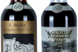 Whisky da record: all’Aeroporto di Dubai due bottiglie di Macallan 1926, griffate dagli artisti Sir Peter Blake e Valerio Adami, vendute a 1,2 milioni di dollari