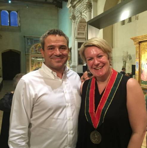 I produttori di Sagrantino Marco Caprai, a Montefalco, e Kim Chalmers, in Australia