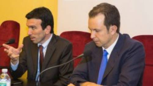 Il Ministro Maurizio Martina con Domenico Zonin