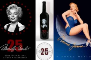 NELLA NAPA VALLEY, DAL 1981, C&rsquo;E&rsquo; UN&rsquo;AZIENDA CHE HA DEDICATO TUTTA LA PROPRIA PRODUZIONE VINICOLA A MARILYN MONROE. SI CHIAMA &ldquo;MARILYN WINES&rdquo; E FESTEGGIA I 25 ANNI DEL MARILYN MERLOT CON UNA BOTTIGLIA SPECIALE DEDICATA ALLA DIVA