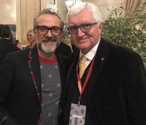 Massimo Bottura con Antonio Santini