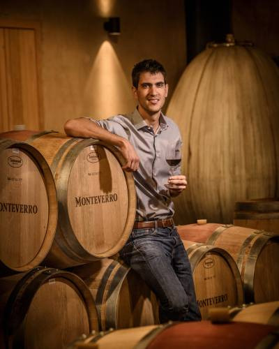 Matthieu Taunay, enologo della giovane griffe Monteverro, che gode anche della consulenza di Michelle Rolland