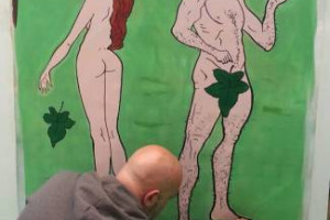 Mauro Pallotta (Maupal) dopo aver colorato i muri di tutt&rsquo;Europa e i vestiti delle finaliste di Miss Italia, ha fatto la sua incursione nel mondo del vino, dipingendo &ldquo;Genesi&rdquo;, frutto della performance live per Tenute del Cerro