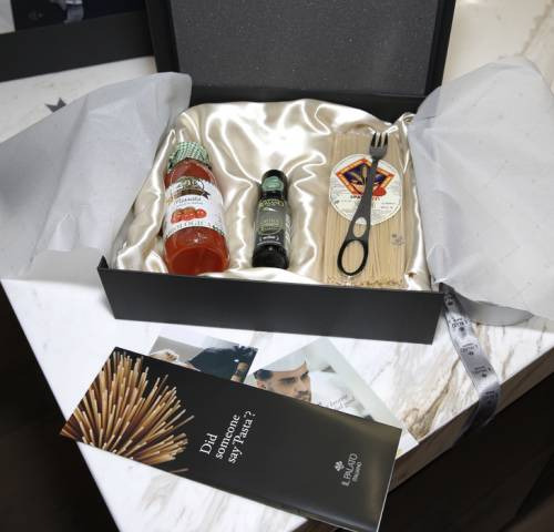 Lo “spaghetti - kit” che Il Palato Italiano regalerà alle star di Hollywood