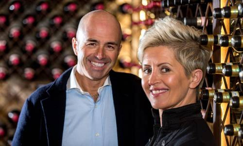 Lucia e Paolo Bianchini, a capo di una delle firme storiche e più valutate del Brunello di Montalcino