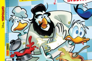 Il più grande onore per uno chef? Finire su Topolino, come solo i grandi hanno saputo fare. Dalla matita di Giorgio Cavazzano Antonino Cannavacciuolo diventa chef Paperacciuolo, protagonista di “Agente Segreto Ciccio - Uno Chef da Sogno”