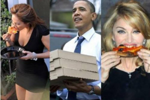 IL MONDO AI PIEDI DELLA PIZZA, VERA AMBASCIATRICE DELL’ITALIA ALL’ESTERO, IN GRADO DI METTERE D’ACCORDO TUTTI. DAL PRESIDENTE OBAMA A JENNIFER LOPEZ, DA MADONNA A JULIA ROBERTS, I VIP NE VANNO PAZZI