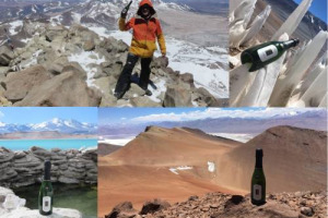 Prosecco Docg &ldquo;sul tetto del mondo&rdquo; con Adami, che dopo aver immortalato le proprie bottiglie sul Kilimanjaro (5.895 metri), sul Monte Elbrus (5.642 metri), e sul Pico de Orizaba (5.636 metri), ha &ldquo;conquistato&rdquo; il Nevado Ojos del Salado (6.891) metri