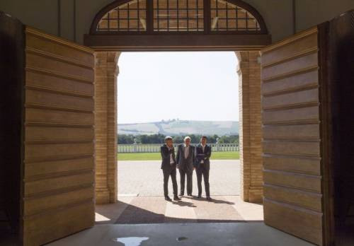 Il Premier Renzi, il Ministro Delrio e l’imprenditore Aldo Brachetti Peretti