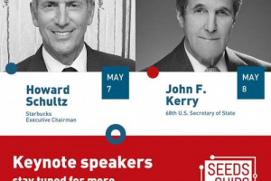 Howard Schultz, executive chairman Starbucks, John Kerry, ex Segretario Usa, e Nathan Myhrvold, ex Cto Microsoft a Seeds&Chips, Summit sulla food innovation (7-10 maggio) a Milano Food City
