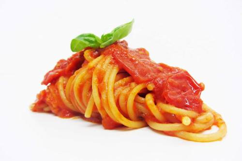 Gli spaghetti al pomodoro del Vesuvio di Gennaro Esposito