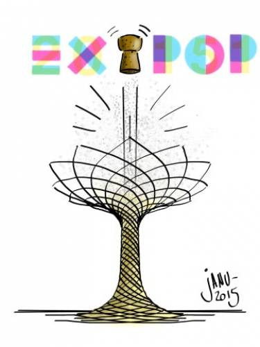 Una vignetta di stretta cronaca by Dario Gianuario, ExPop