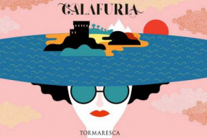 E se la Puglia fosse una donna? Una ragazza sognante che pensa all&rsquo;estate, con uno spirito vibrante: cos&igrave; l&rsquo;ha immaginata e disegnata Valeria Petrone, giovane illustratrice per bambini, nell&rsquo;&ldquo;Etichetta d&rsquo;Autore&rdquo; del Ros&eacute; Calafuria 2016 di Tormaresca