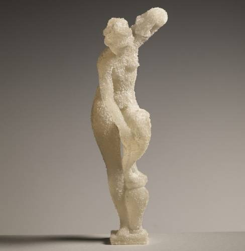 Scultura di gesso e zucchero di Venere ispirata a Giambologna
