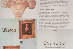 Una &ldquo;royal dinner&rdquo; a Buckingham Palace, alla presenza di Sua Altezza Principe Carlo in onore degli artisti del Royal Opera House con il Maestro Pappano, deliziata da vini italiani, unici con lo Champagne: quelli del giornalista-vigneron Bruno Vespa