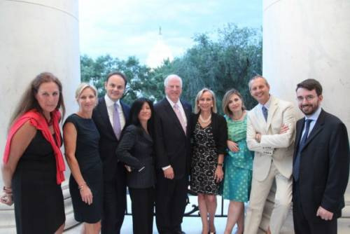 La foto di gruppo dei produttori a Washington