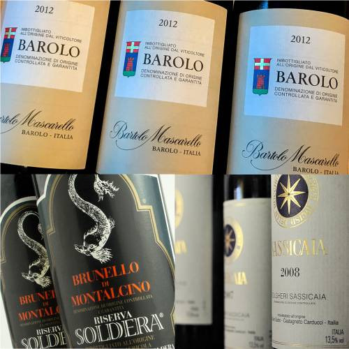 Nel duopolio dei migliori vini italiani di Wine Lister, Bartolo MAscarello, Case Basse e Sassicaia
