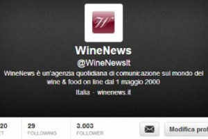 I SOCIAL MEDIA SEMPRE PI&Ugrave; IMPORTANTI, ANCHE PER WINENEWS. E GRAZIE AI LETTORI CHE PREMIANO OGNI GIORNO IL NOSTRO LAVORO, IN POCO TEMPO ABBIAMO SUPERATO I 3.000 FOLLOWERS SU TWITTER, CON IL NOSTRO ACCOUNT @WINENEWSIT