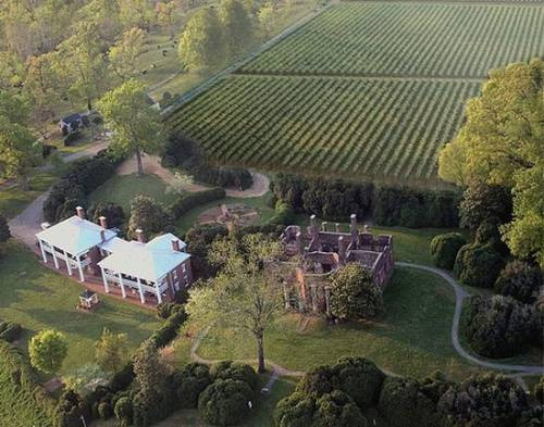 Barboursville Vineyards in Virginia, la storica tenuta che fu di Thomas Jefferson, in Virginia, acquistata da Zonin nel 1976