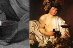 NEL NETTARE DI BACCO C&rsquo;&Egrave; IL VOLTO DI CARAVAGGIO. NELL&rsquo;OPERA DEDICATA AL DIO DEL VINO IL GRANDE ARTISTA AVREBBE &ldquo;NASCOSTO&rdquo; UN SUO AUTORITRATTO NELL&rsquo;IMMAGINE DELLA BROCCA. LA SCOPERTA DELLA RICERCATRICE ROBERTA LAPUCCI