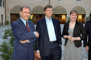 IL MAGNATE BILL GATES A CENA DAGLI ALIGHIERI, DISCENDENTE DI DANTE E GRIFFE DELL’AMARONE DELLA VALPOLICELLA: “MISTER MICROSOFT” BRINDA CON PIERALVISE SEREGO ALIGHIERI E SANDRO BOSCAINI, PRESIDENTE DI MASI AGRICOLA