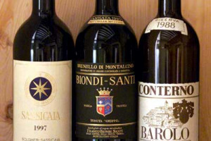 SALGONO LE QUOTAZIONI DEI GRANDI VINI ITALIANI NELLE ASTE INTERNAZIONALI