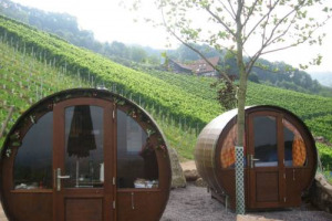 Dormire in botti dismesse tra filari e vedute mozzafiato: in Germania ora è possibile. Dove? A Sasbachwalden, una piccola comunità a due passi dal confine francese e ai margini della foresta nera dove ha aperto il B&B Shlafen im Weinfass